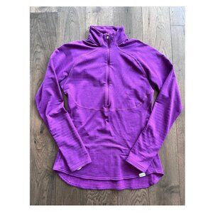 Patagonia Capilene 4 Expedition Weight 1/2 Zip Pullover Purple Size S